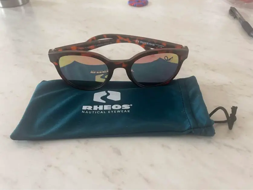 travel gifts for dad A pair of sunglasses from the brand Rheos