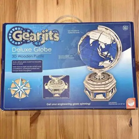 gifts for puzzle lovers A package of a 3d globe set