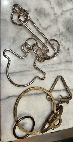 gifts for puzzle lovers Small metal brainteasers
