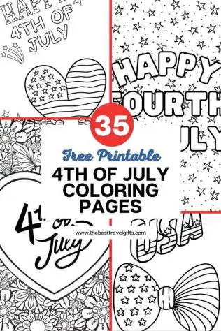 35 free printable 4th of July coloring pages with four samples