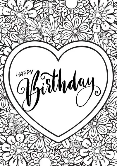 birthday-coloring-pages (11) birthday coloring pages