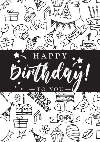 birthday-coloring-pages (14) birthday coloring pages