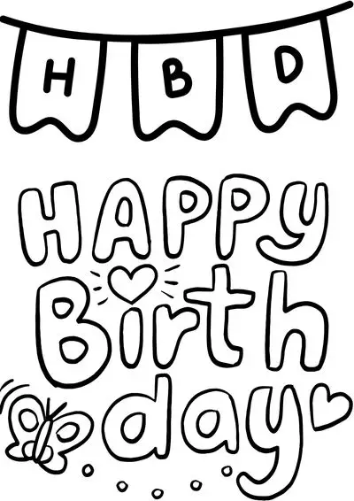 birthday-coloring-pages (17) birthday coloring pages