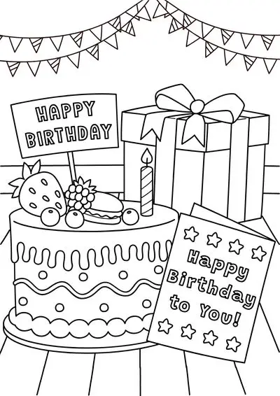 birthday-coloring-pages (21) birthday coloring pages