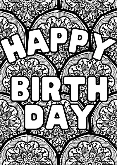 birthday-coloring-pages (7) birthday coloring pages