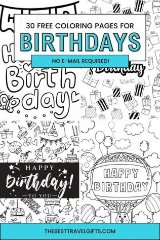 birthday coloring pages birthday coloring pages