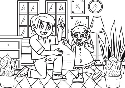 fathers-day-coloring-pages 20 father's day coloring pages