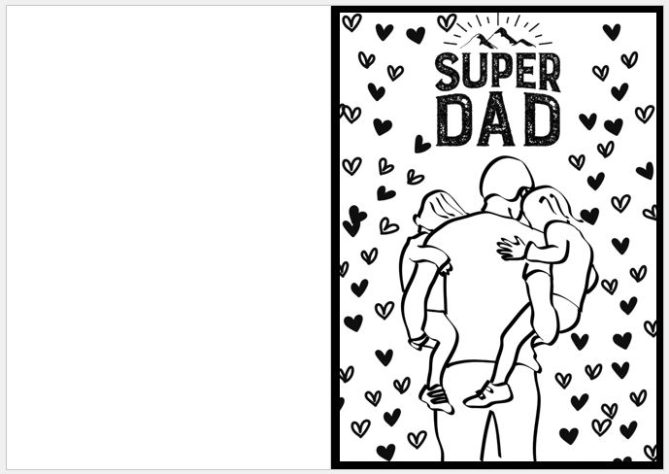 father's day coloring pages father's day coloring pages