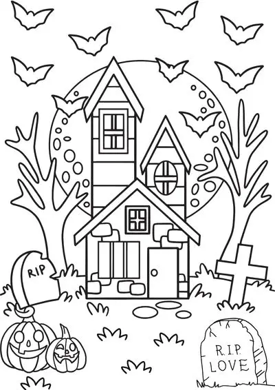 halloween coloring pages