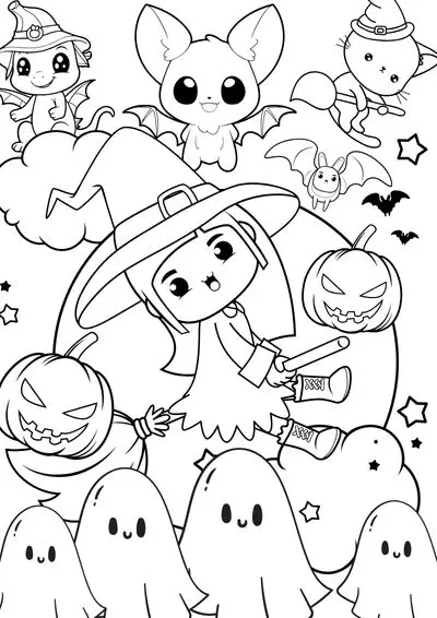 halloween coloring pages