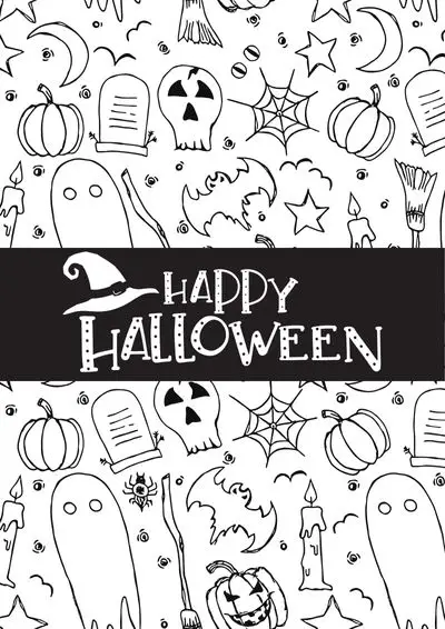 halloween coloring pages