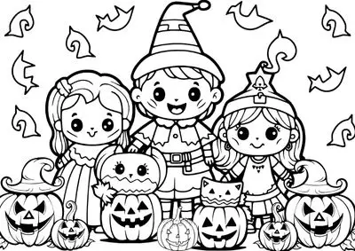 halloween coloring pages