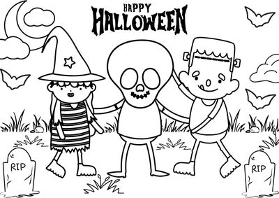 halloween coloring pages