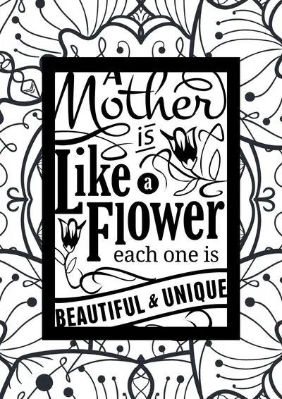 mother's day coloring pages
