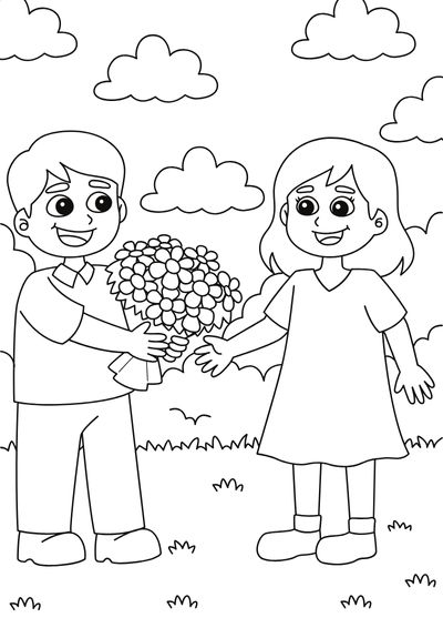 mother's day coloring pages