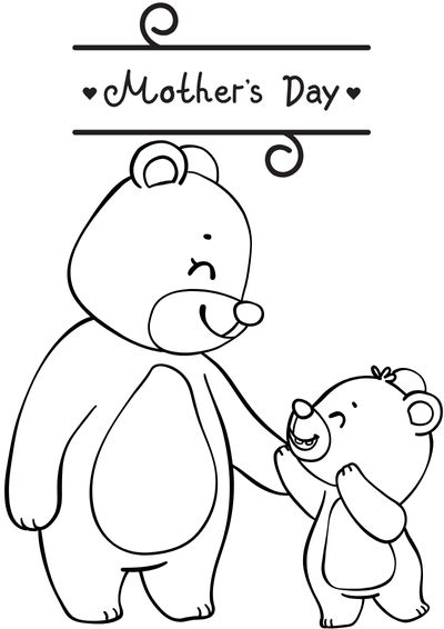 mother's day coloring pages