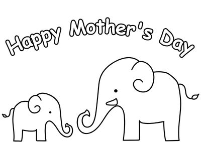 mother's day coloring pages
