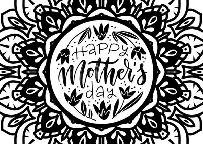 mother's day coloring pages
