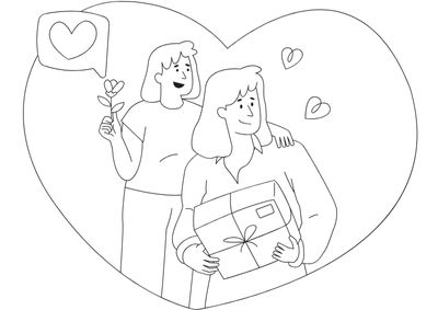 mother's day coloring pages