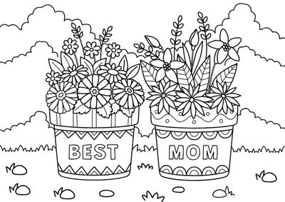 mother's day coloring pages
