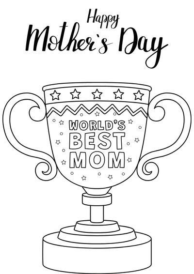 mother's day coloring pages