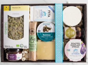 greek gift ideas A Greek gift basket with food