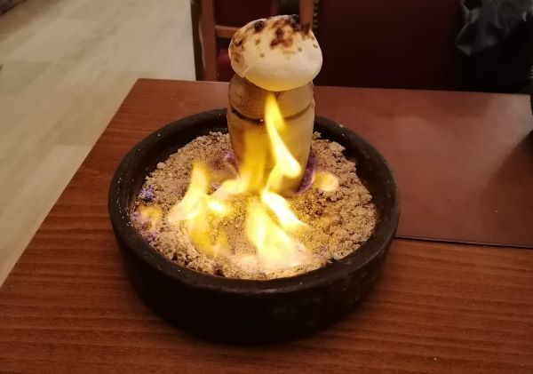 Turkish gifts A small pot on fire called a testi