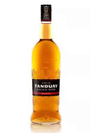 A bottle of rum from the Philippines