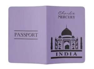 Indian gifts Passport cover of India