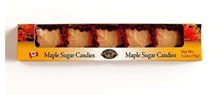 A package of maple candies