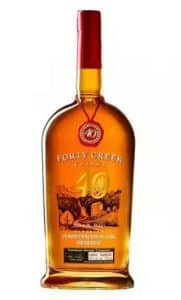 A bottle of whiskey from Canada