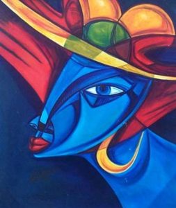 Cuban gifts A painting handmade in Cuba