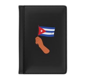 Cuban gifts A passport cover with the flag of Cuba