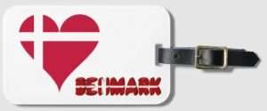 Denmark lugagge tag
