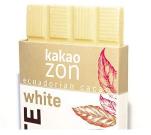 A package of chocolate made rrom Ecuadorian cacao