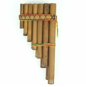 A panflute handmade in Ecuador