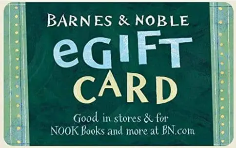Barnes & Nobles e-gift card