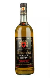Albanian gifts Bottle of Albanian cognac