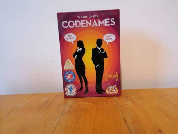games for travelers Package of the game "codenames"