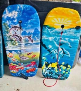 Two bodyboards for kids