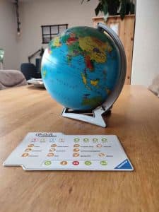 A globe with an educational purpose for kids