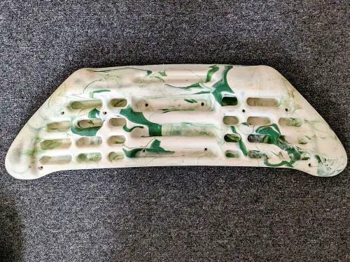 travel gifts for teenagers A hangboard for climbers with a paint drip pattern
