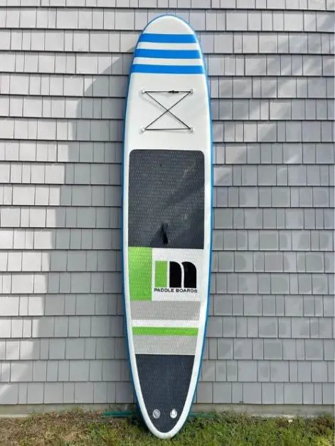 travel gifts for teenagers An inflatable paddle board against a wall