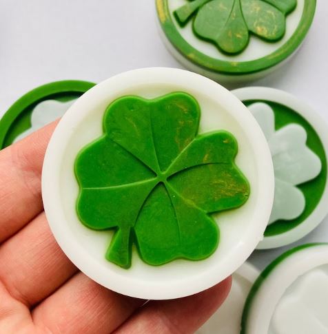 St Patrick's day gifts A bar of soap shaped like a green clover