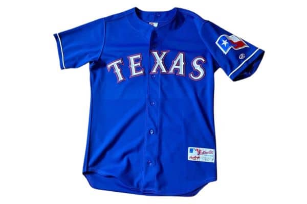 Texas gift ideas A blue shirt from the Texas rangers