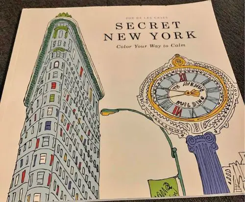 New York City-themed coloring book for adults