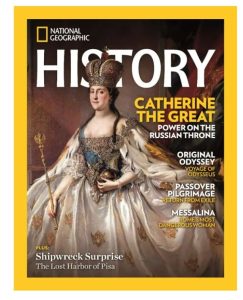 gifts for history buffs A magazine cover of National Geographic's History