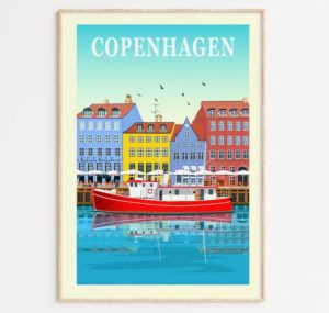 A travel post of Copenhagen