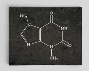 A poster with the chemistry symbol for cacao