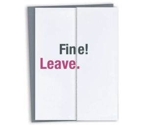 funny new job wishes Funny sarcastic foldable new job congratulayions card